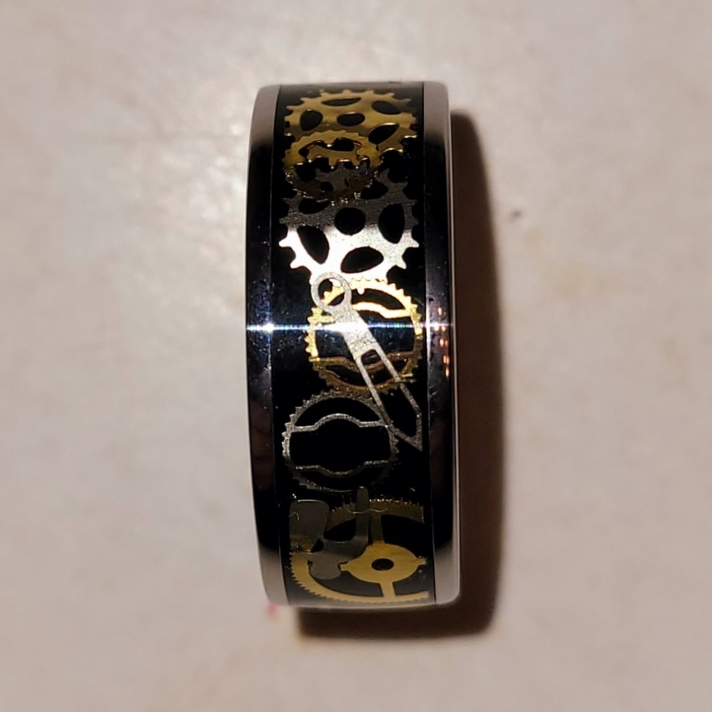 One of a kind watch pieces ring